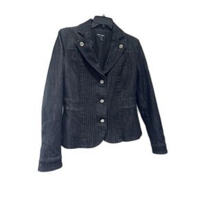 Authentic Giorgio Armani Italian Denim Jacket – Thick Lined – Size 6